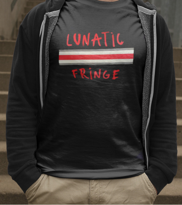 Lunatic Fringe Red And White Stripes T-Shirt