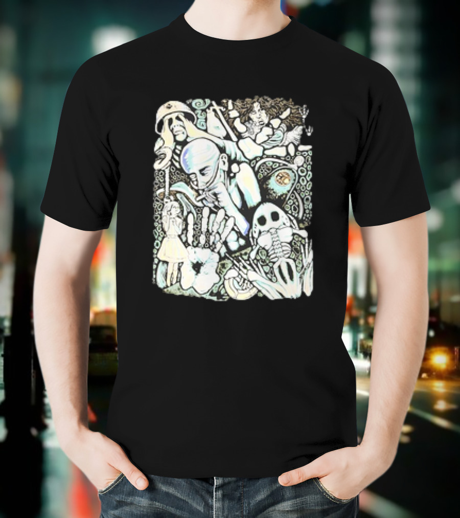 1993 Lollapalooza Alice In Chains Psychedelic T-Shirt