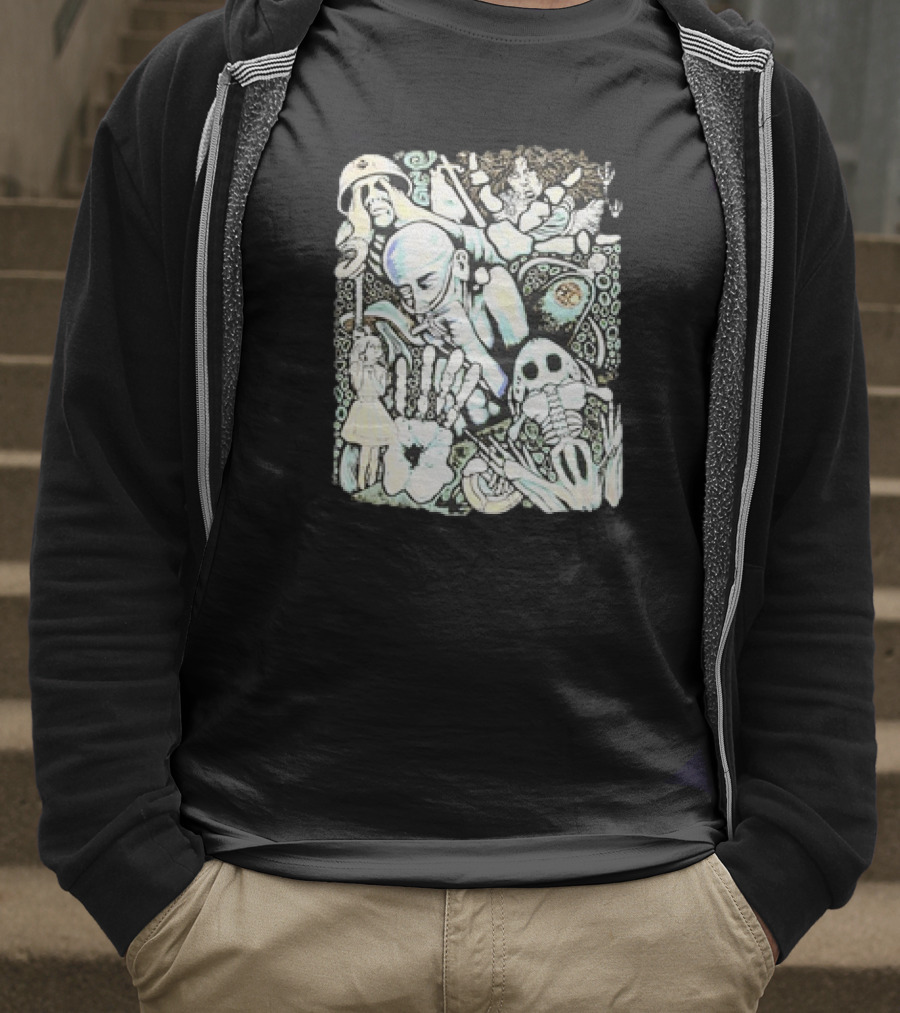 1993 Lollapalooza Alice In Chains Psychedelic T-Shirt