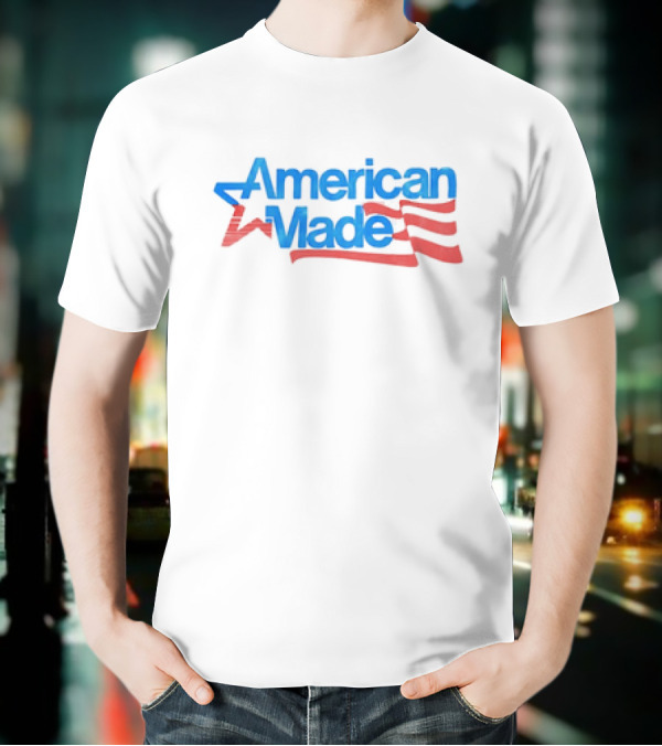 American Made USA Flag Patriotic Star And Stripes T-Shirt