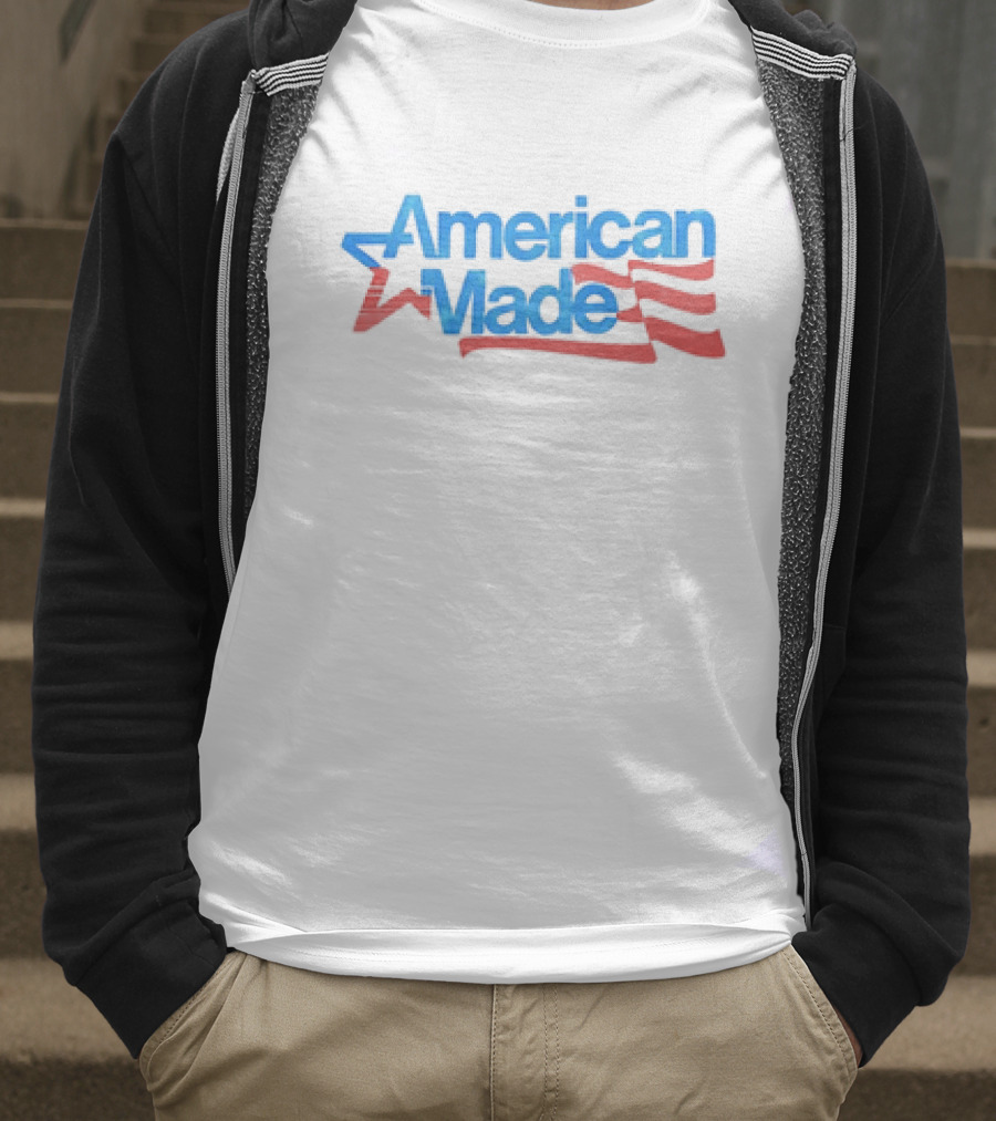 American Made USA Flag Patriotic Star And Stripes T-Shirt