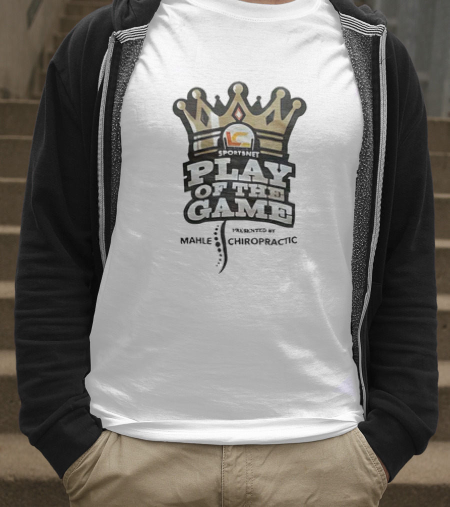 Sportsnet Play Of The Game Presented By Mahle Chiropractic Crown T-Shirt