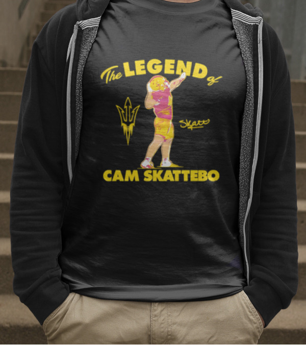Arizona State Sun Devils The Legend Of Cam Skattebo Skatt T-Shirt