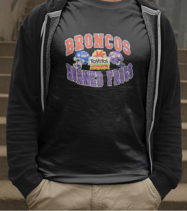 Broncos Horned Frogs Tostitos Fiesta Bowl Matchup T-Shirt
