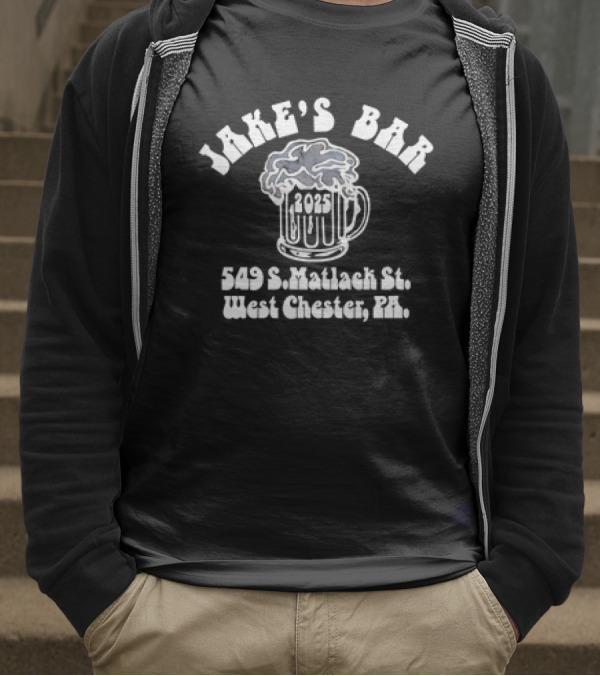 Joe Rogan Wearing Jake's Bar 2025 549 S. Matlack St. West Chester PA T-Shirt