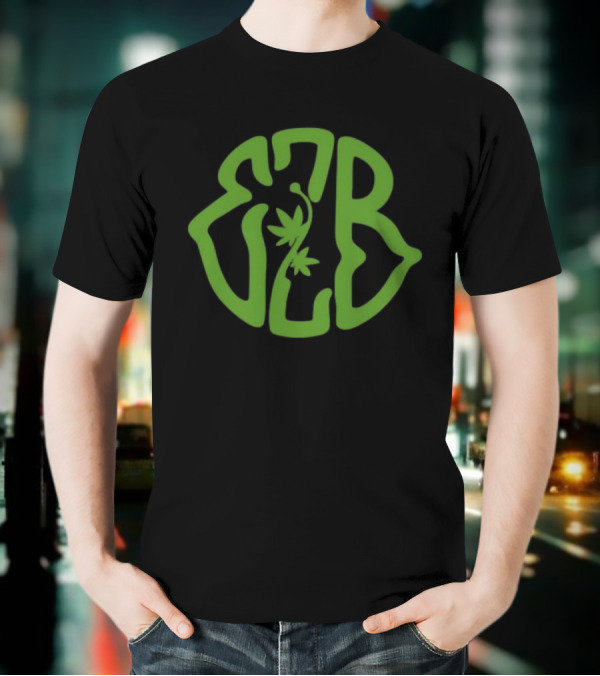 "420 Exclusive EZB Branding With Cannabis Motif" T-Shirt