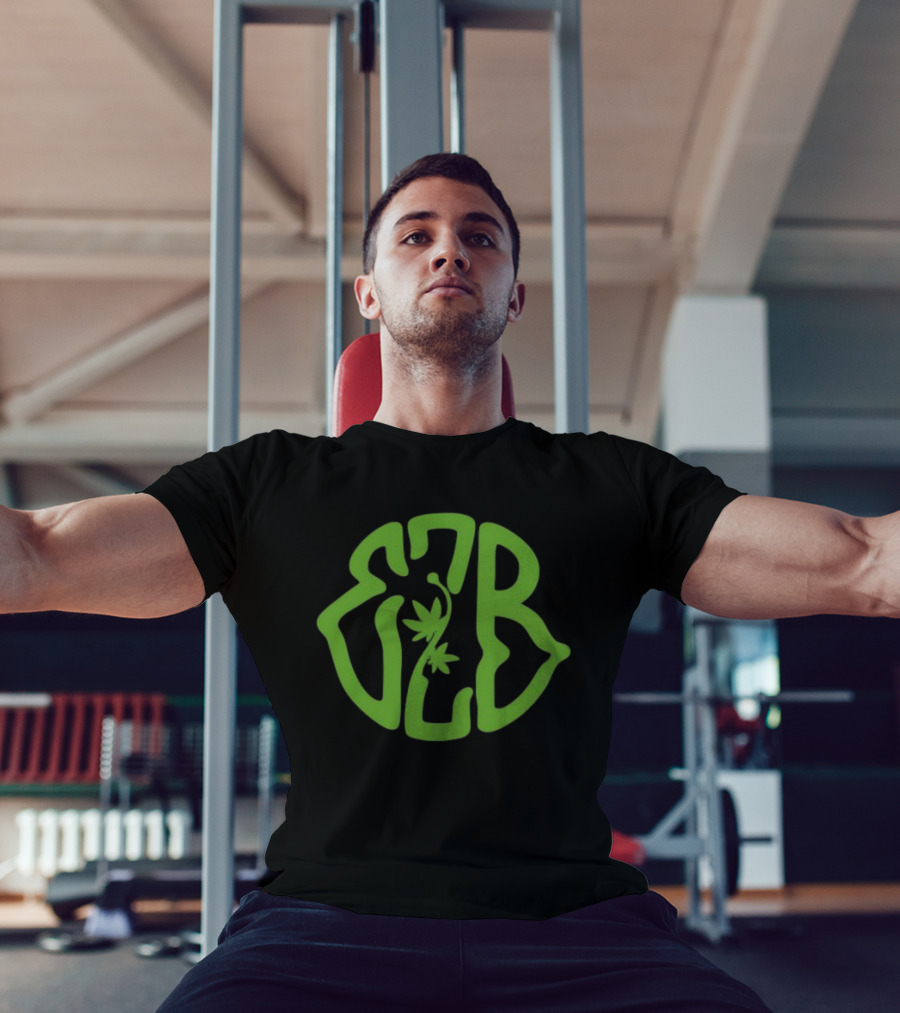"420 Exclusive EZB Branding With Cannabis Motif" T-Shirt