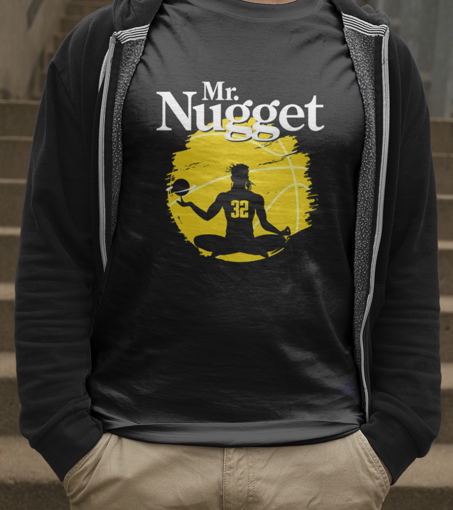 Mr. Nugget Aaron Gordon No. 32 Denver Nuggets T-Shirt