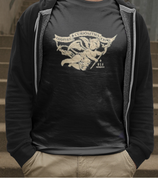 Oddities And Curiosities Expo Angel B+C USA T-Shirt