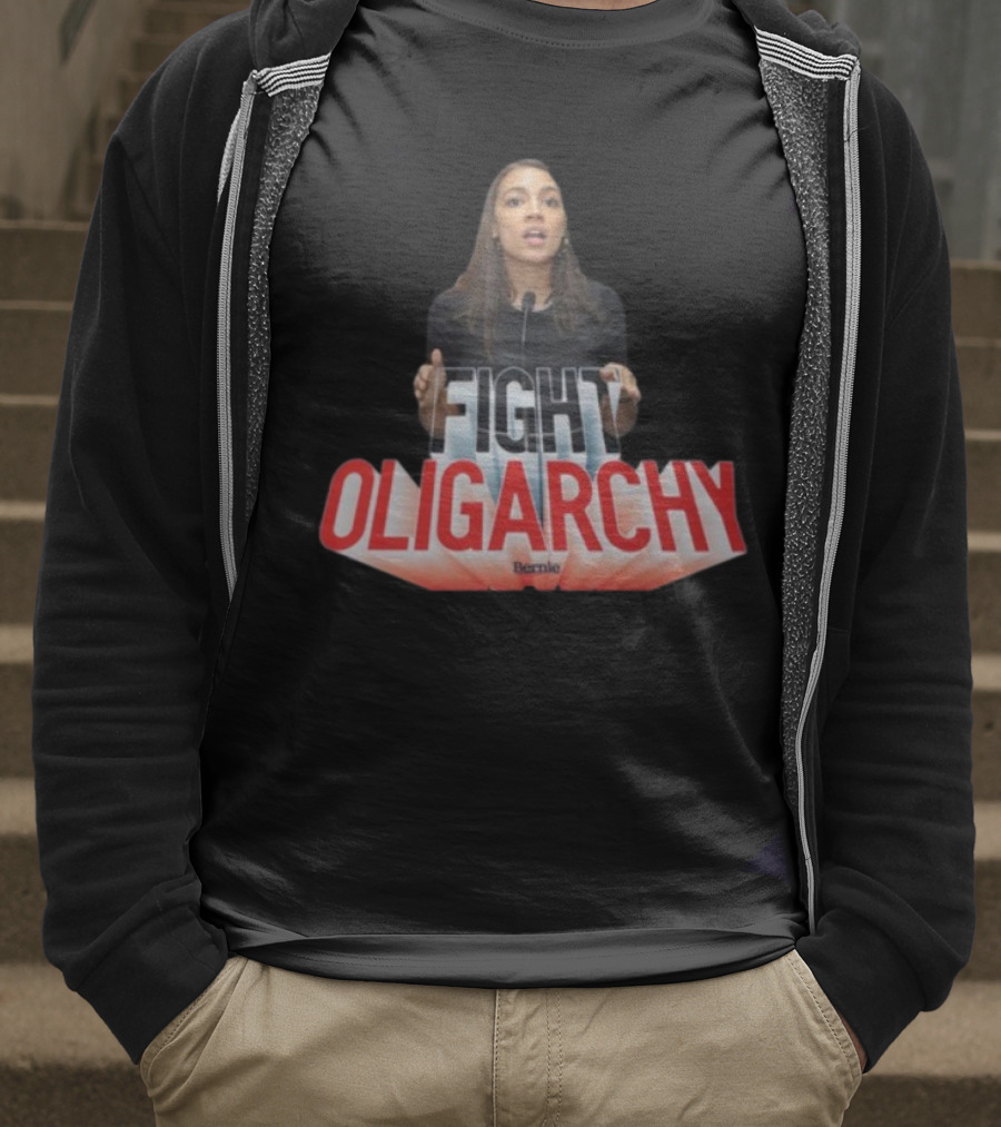 FIGHT OLIGARCHY Bernie T-Shirt