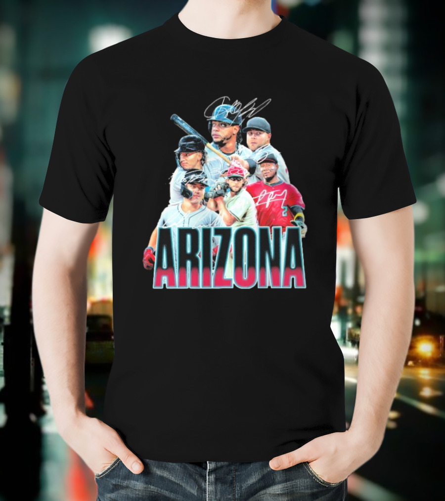 Arizona Diamondbacks MLB Players Signatures Series T-Shirt