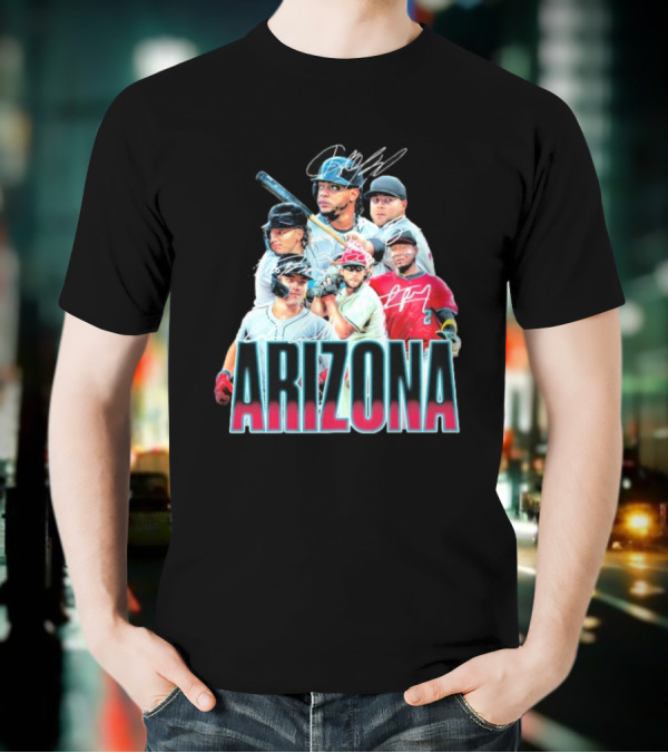 Arizona Diamondbacks MLB Players Signatures Series T-Shirt