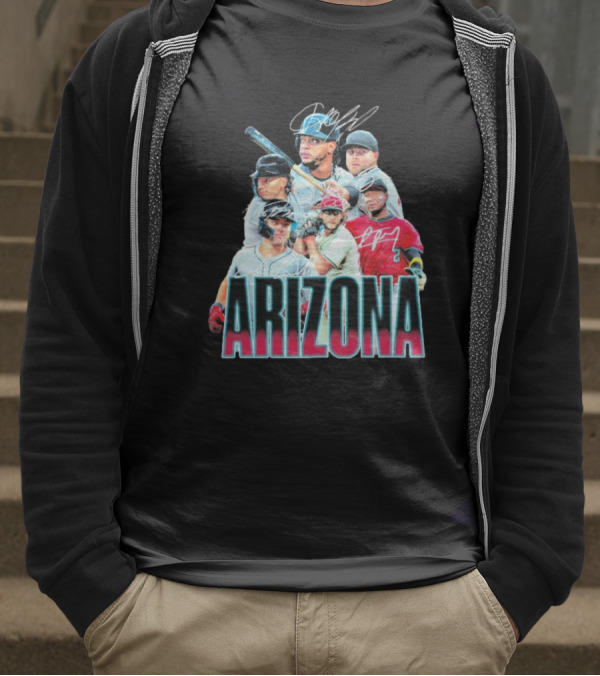 Arizona Diamondbacks MLB Players Signatures Series T-Shirt