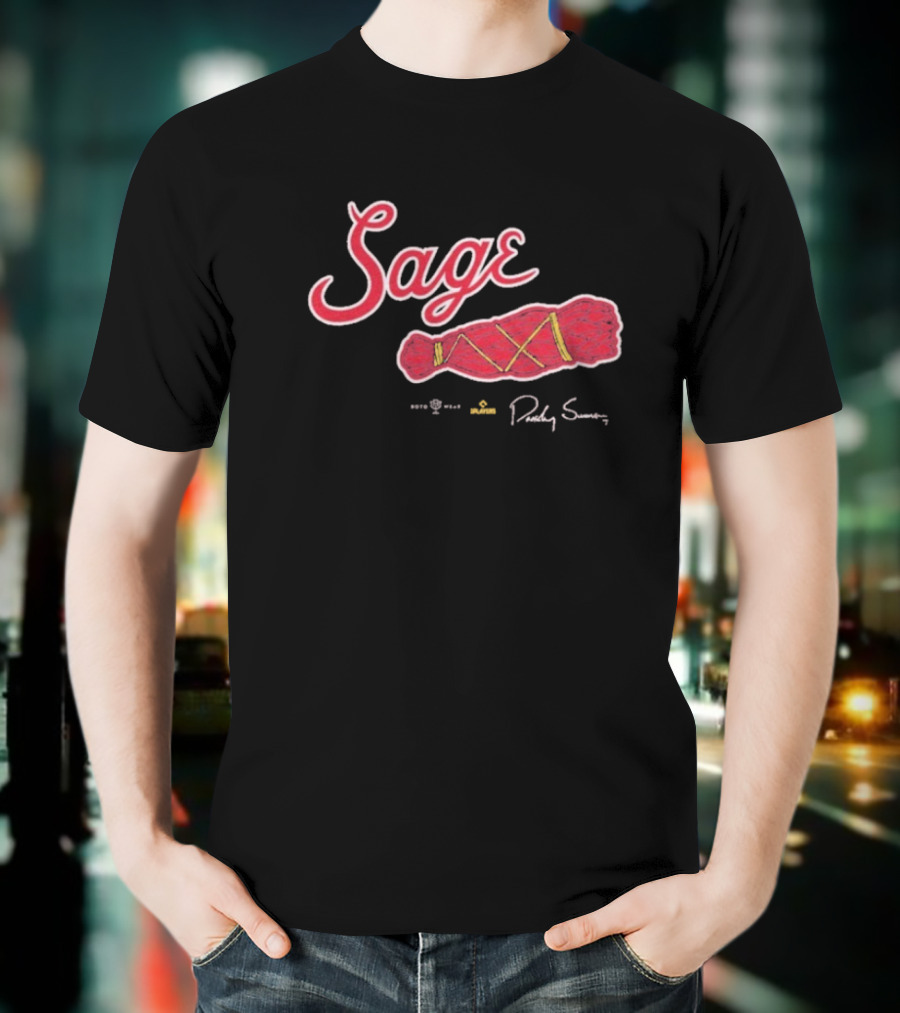 Atlanta Braves Sage Chop Patrick Semansky T-Shirt