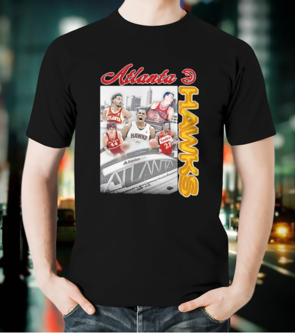 Atlanta Hawks State Farm Arena Basketball Players T-Shirt