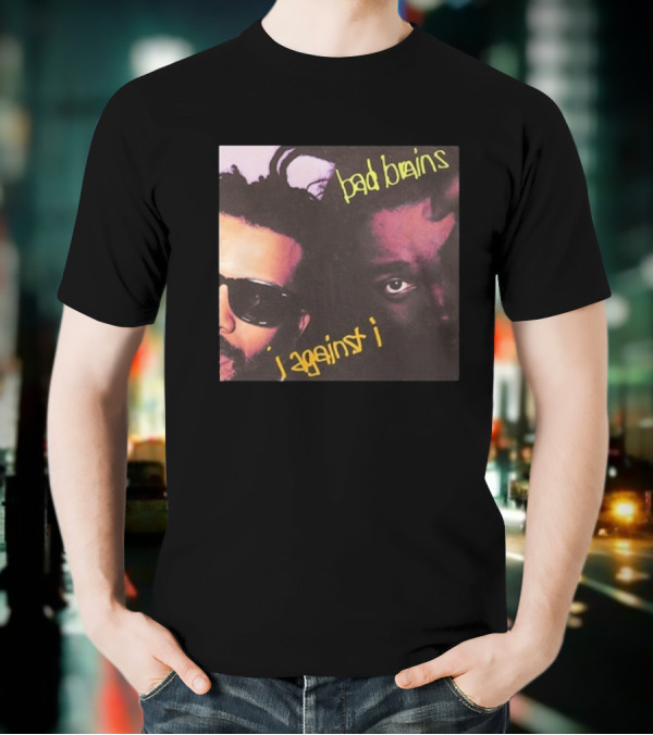Bad Brains I Against I Album Cover Two Faces With Sunglasses And Dreadlocks T-Shirt