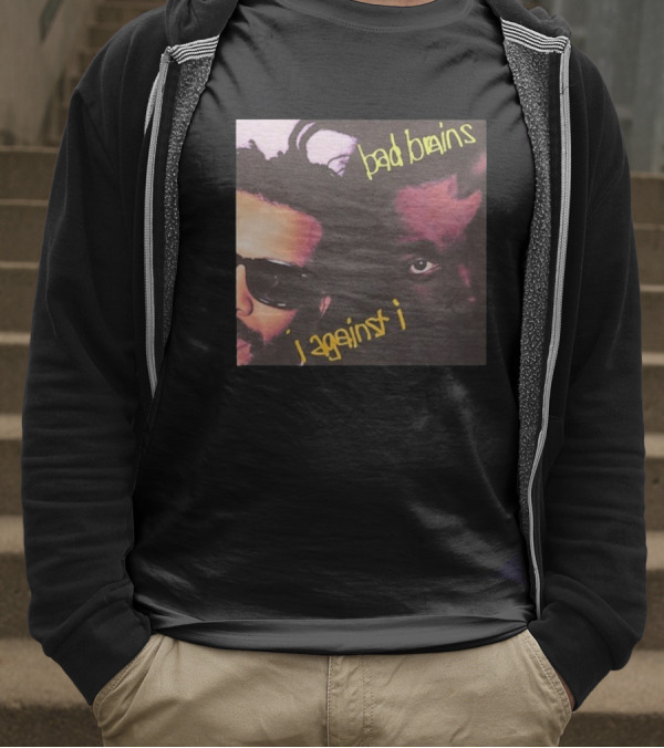 Bad Brains I Against I Album Cover Two Faces With Sunglasses And Dreadlocks T-Shirt