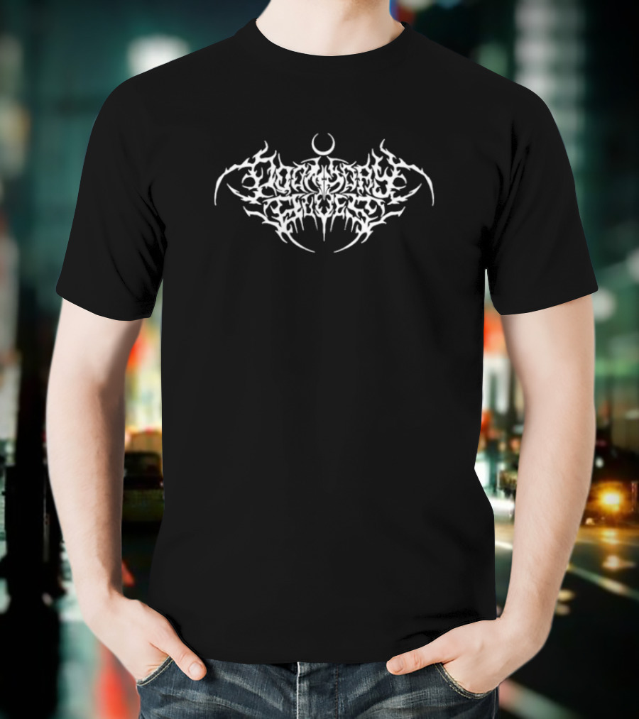 Bambie Thug Doomsday Metal Bat Wings Crescent Moon T-Shirt