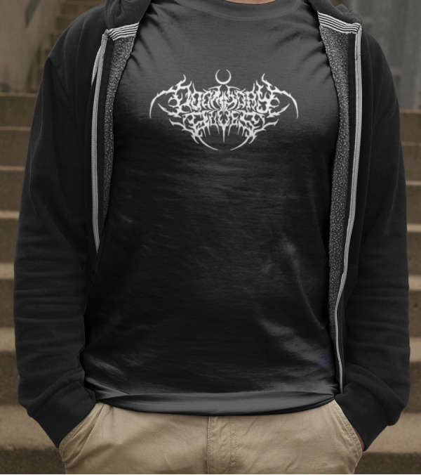 Bambie Thug Doomsday Metal Bat Wings Crescent Moon T-Shirt