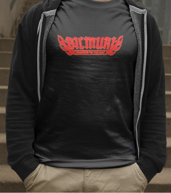 Bilmuri Cranked To The Max Flaming Hot Red Text T-Shirt