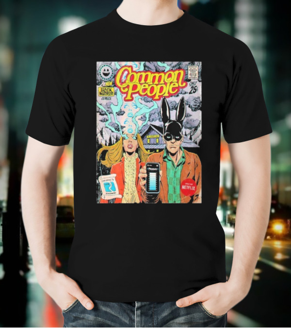Black Mirror Comics Common People Netflix 2025 T-Shirt