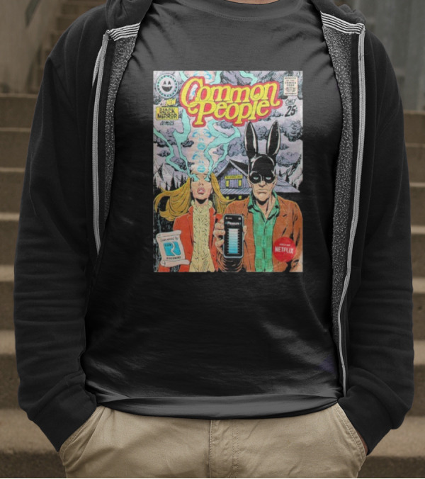 Black Mirror Comics Common People Netflix 2025 T-Shirt