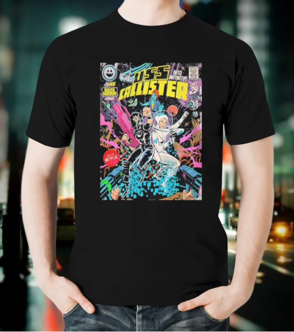 Black Mirror Comics USS Callister Into Infinity Issue 25 Netflix Official 2025 T-Shirt