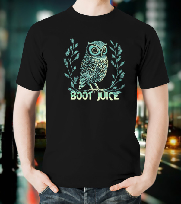 Boot Juice Owl Laurel Branches T-Shirt