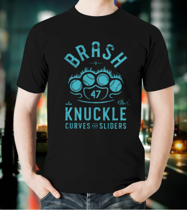 Brash Knuckle 47 Curves And Sliders T-Shirt