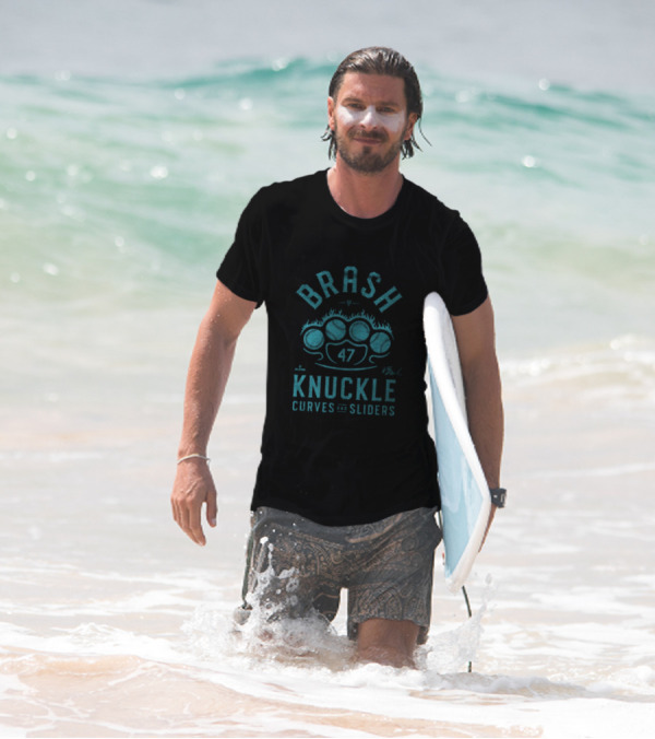 Brash Knuckle 47 Curves And Sliders T-Shirt