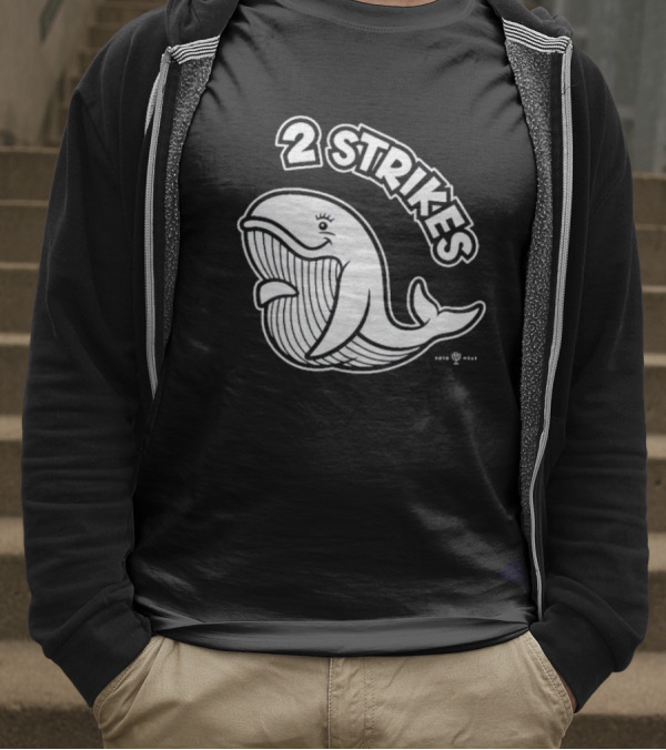 Bryan Hoch 2 Strikes Whale T-Shirt