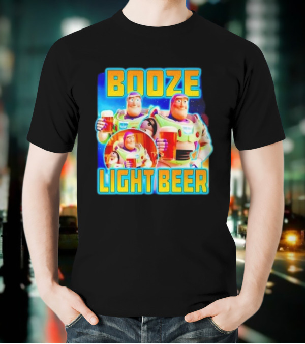 Buzz Lightyear Booze Light Beer Toy Story Parody T-Shirt
