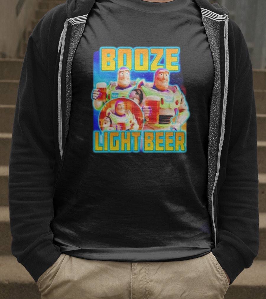 Buzz Lightyear Booze Light Beer Toy Story Parody T-Shirt