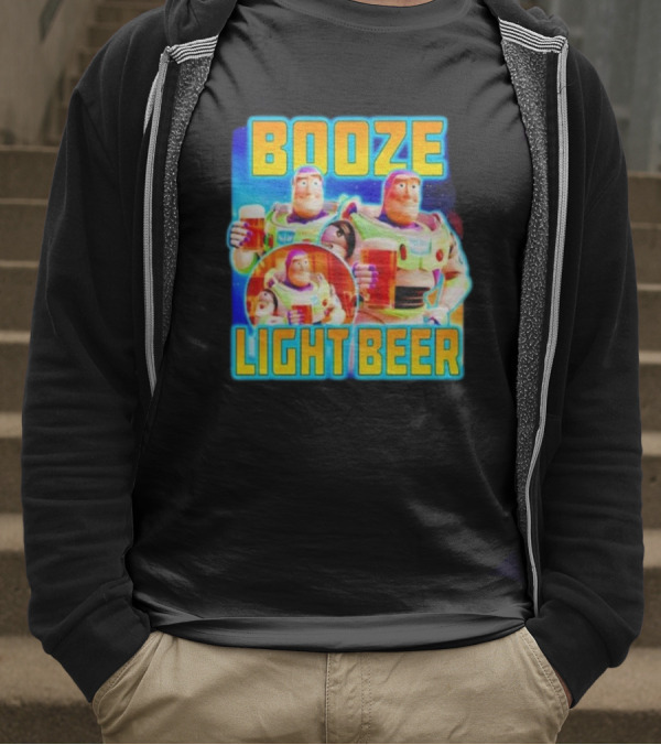 Buzz Lightyear Booze Light Beer Toy Story Parody T-Shirt