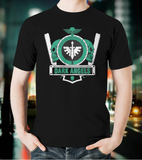 CALIBAN ELITE SHIELD V2 DARK ANGELS REPENT FOR TOMORROW YOU DIE T-Shirt