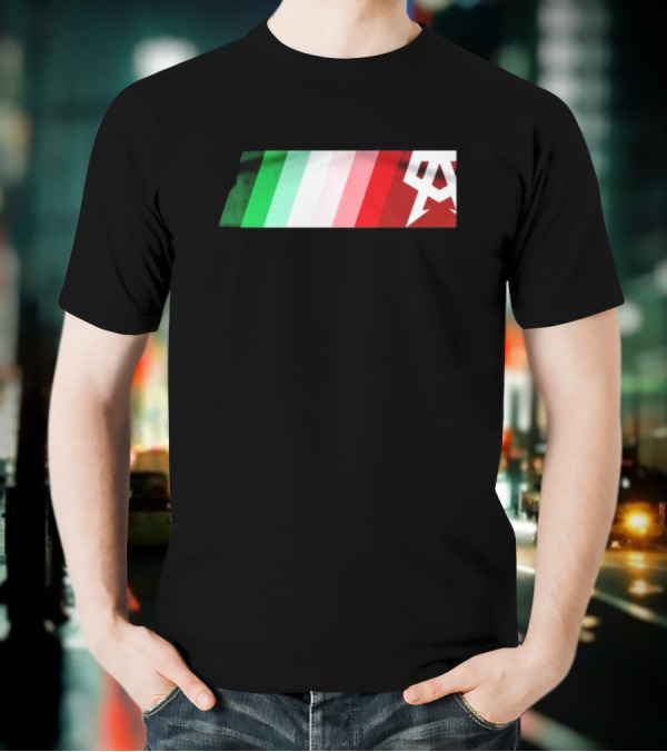 Canelo Alvarez Mexico Boxing Green White Red Symbol T-Shirt
