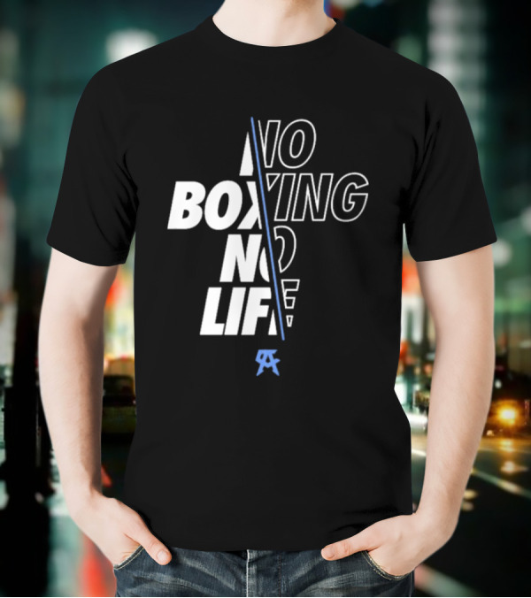 Canelo Alvarez No Boxing No Life Stylized Text With Icon T-Shirt