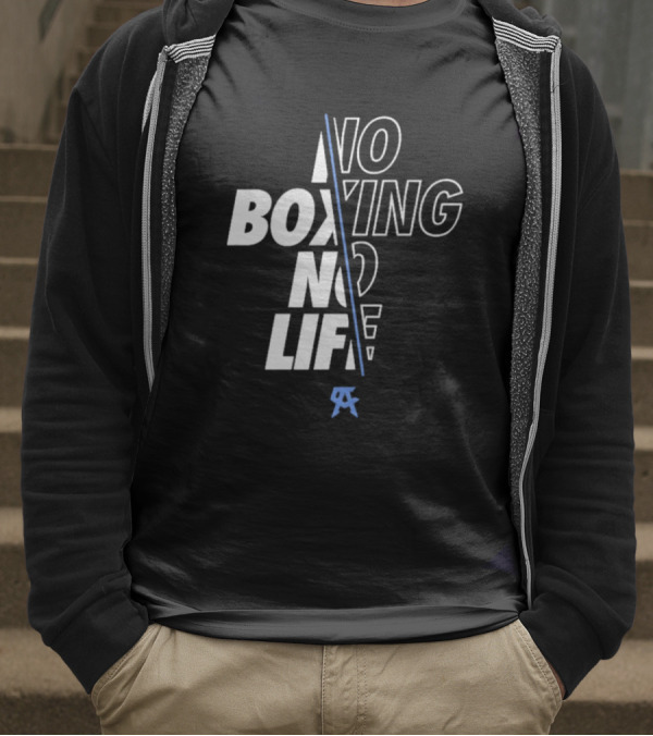 Canelo Alvarez No Boxing No Life Stylized Text With Icon T-Shirt