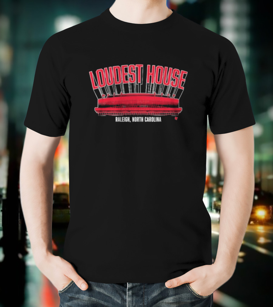 Loudest House Carolina Hurricanes Raleigh North Carolina T-Shirt