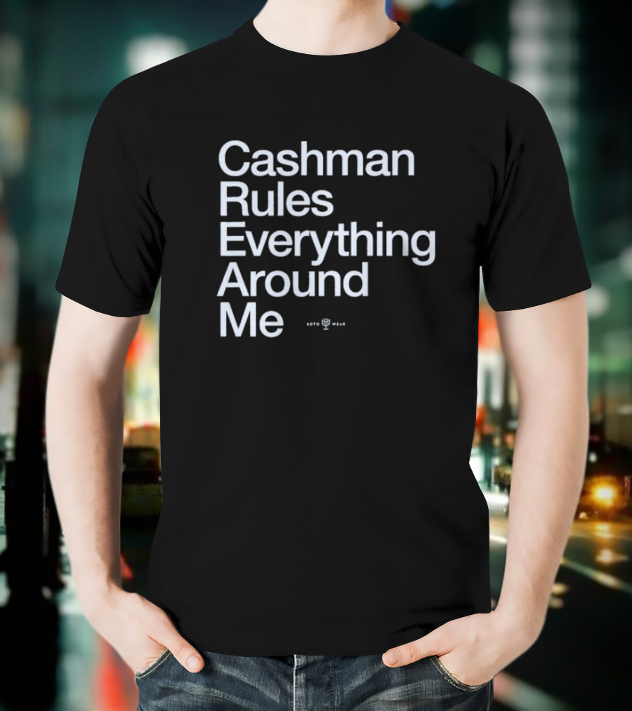 Cashman Rules Everything Around Me Trophy Symbol T-Shirt