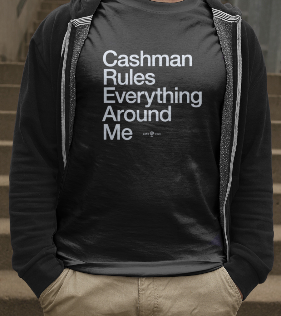 Cashman Rules Everything Around Me Trophy Symbol T-Shirt