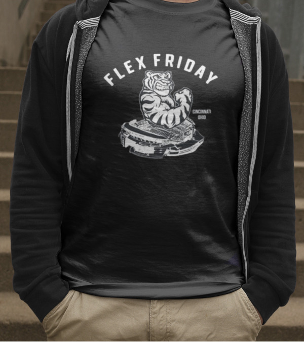 Flex Friday Cincinnati Ohio Tiger Stadium T-Shirt