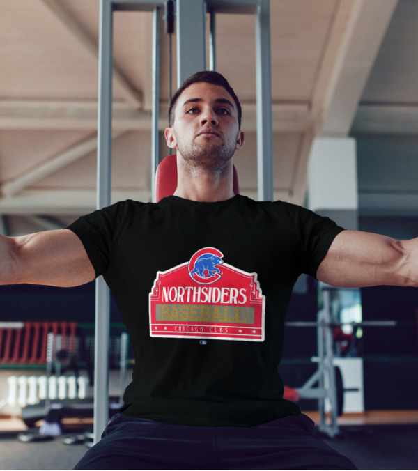 Northsiders Baseball Chicago Cubs Bear Emblem T-Shirt