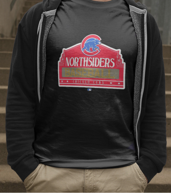 Northsiders Baseball Chicago Cubs Bear Emblem T-Shirt
