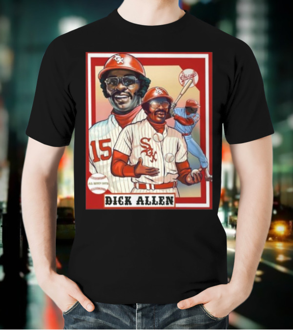 Dick Allen Chicago White Sox AL MVP 1972 Vintage Baseball Legend T-Shirt