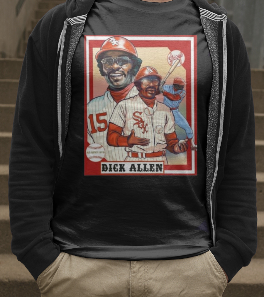 Dick Allen Chicago White Sox AL MVP 1972 Vintage Baseball Legend T-Shirt