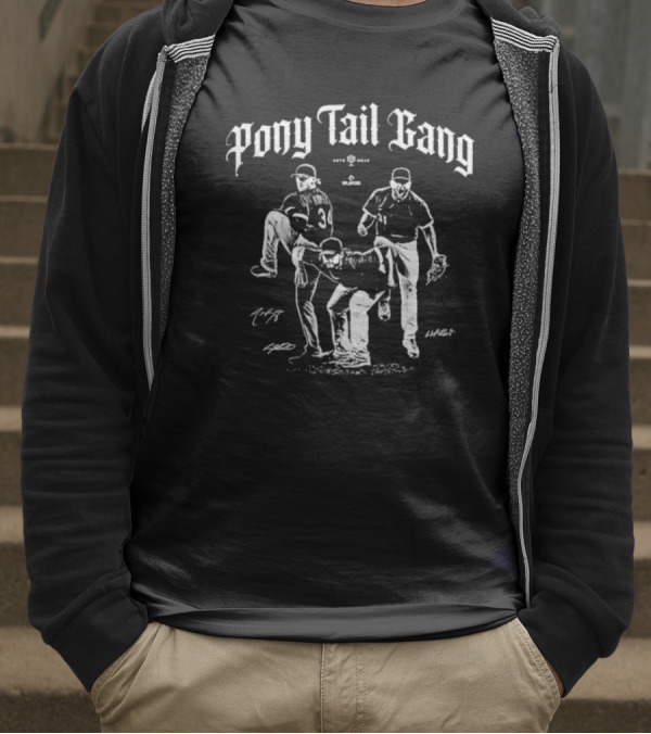 Pony Tail Gang Chicago White Sox Player Signatures T-Shirt