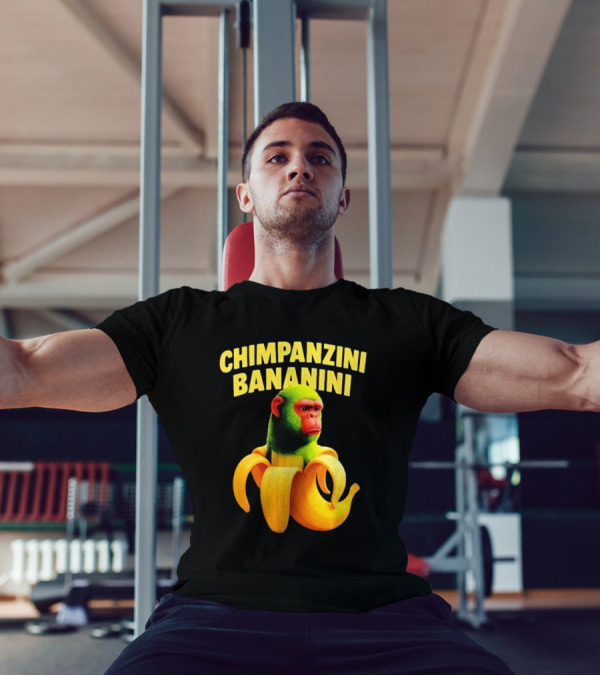 Chimpanzini Bananini Fun Italian Brandnot Style T-Shirt