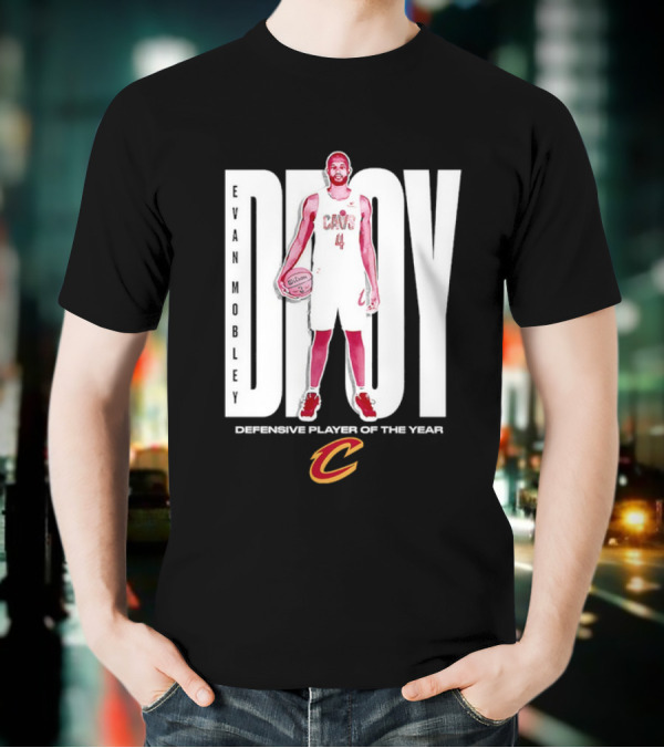 Cleveland Cavaliers Evan Mobley DPOY Defensive Player Of The Year 4 Cavs T-Shirt