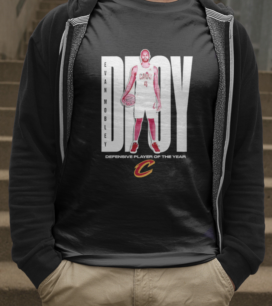 Cleveland Cavaliers Evan Mobley DPOY Defensive Player Of The Year 4 Cavs T-Shirt